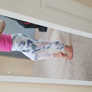 EUC Athleta Mudra Floral 7/8 Tights